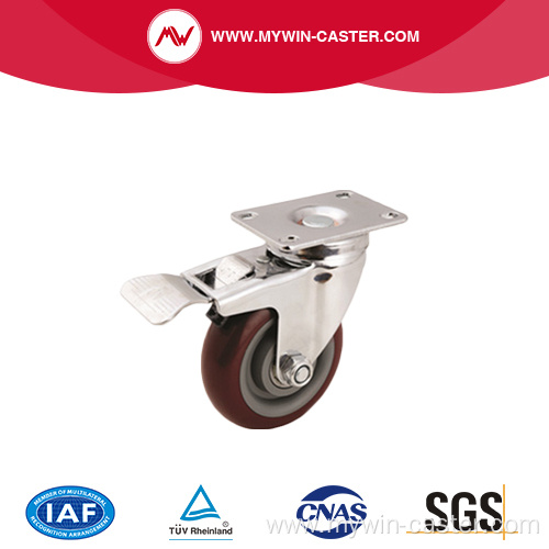 4 Inch Medium Duty PVC Caster